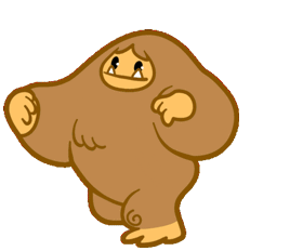 Gif animé Bigfoot marche